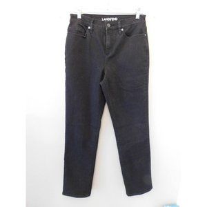 Size 4 Lands End Womens Black Jeans #H-3-12
